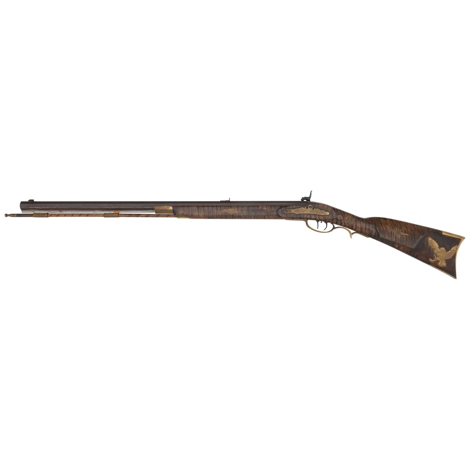 Contemporary Halfstock Percussion Rifle by C.H. Heuss