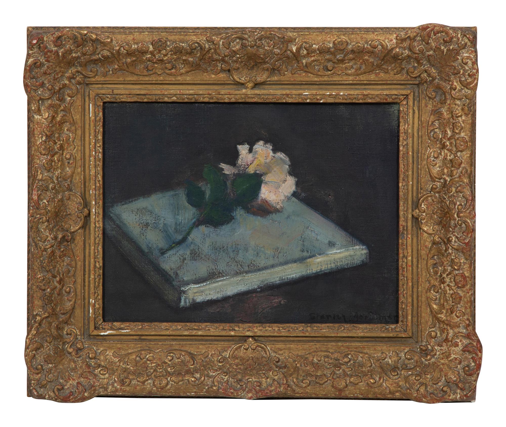 Still LIfe of Rose on Book