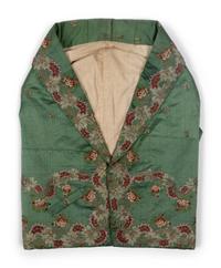 Men's Silk and Silver Brocade Waistcoat, Late 18th - Early 19th Century