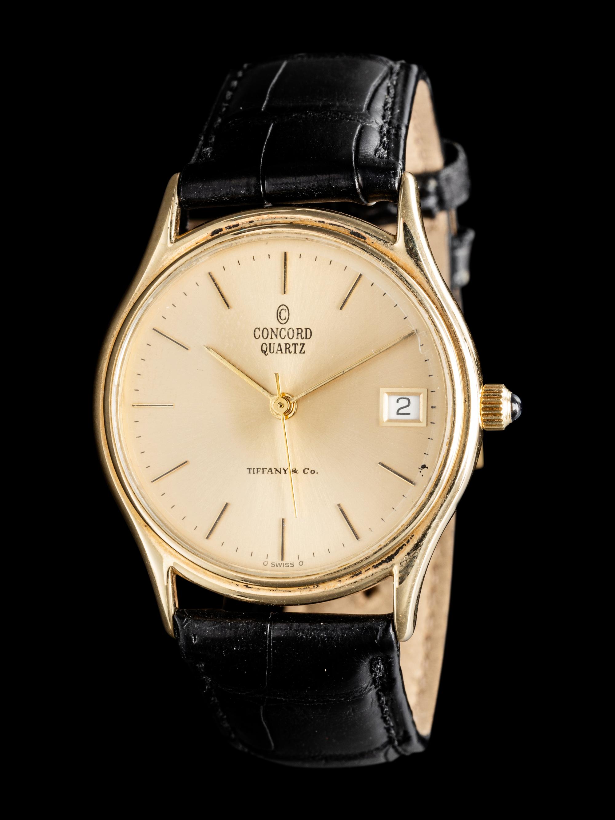 CONCORD, RETAILED BY TIFFANY & CO., 14K YELLOW GOLD WATCH