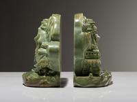 Pair of Galleon Bookends, 1926