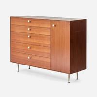 George Nelson (American, 1908-1986) Thin Edge Chest with Right-Hand Cabinet, Herman Miller, USA, circa 1950s