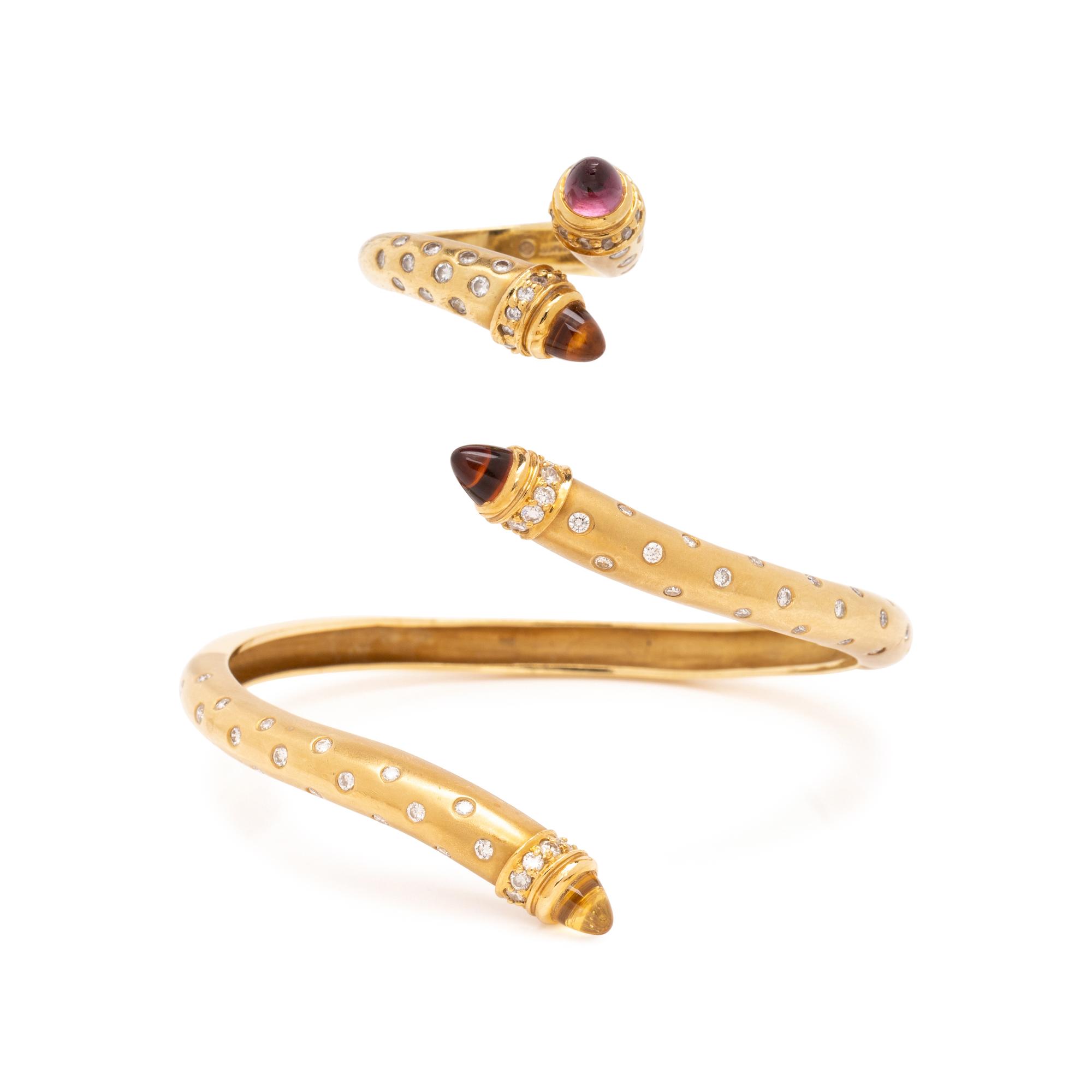 SUSY MOR, YELLOW GOLD, DIAMOND AND GEMSTONE SET