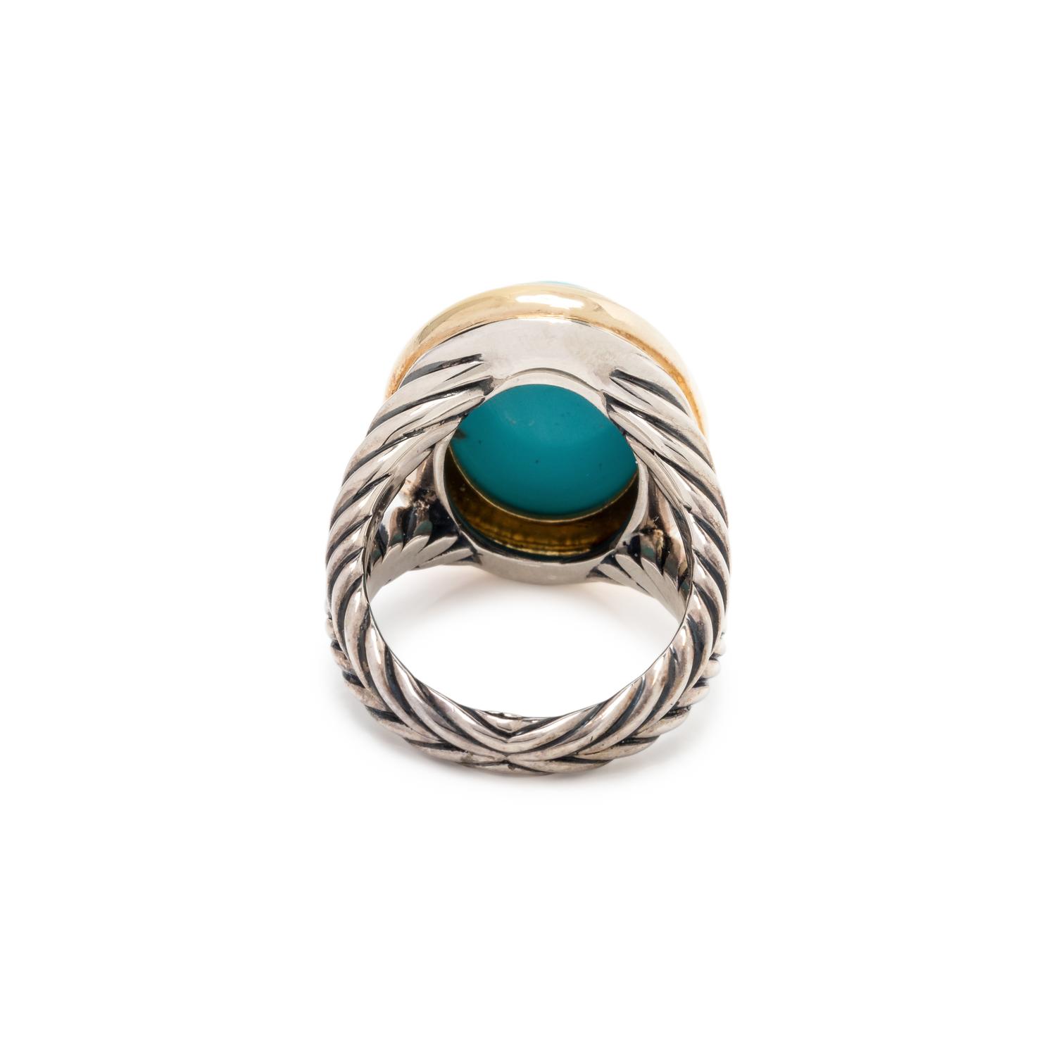DAVID YURMAN, COLLECTION OF STERLING SILVER, YELLOW GOLD AND TURQUOISE JEWELRY