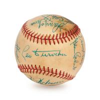 A 1972 Chicago Cubs Team Signed Autograph Baseball (Ernie Banks' Final Season)