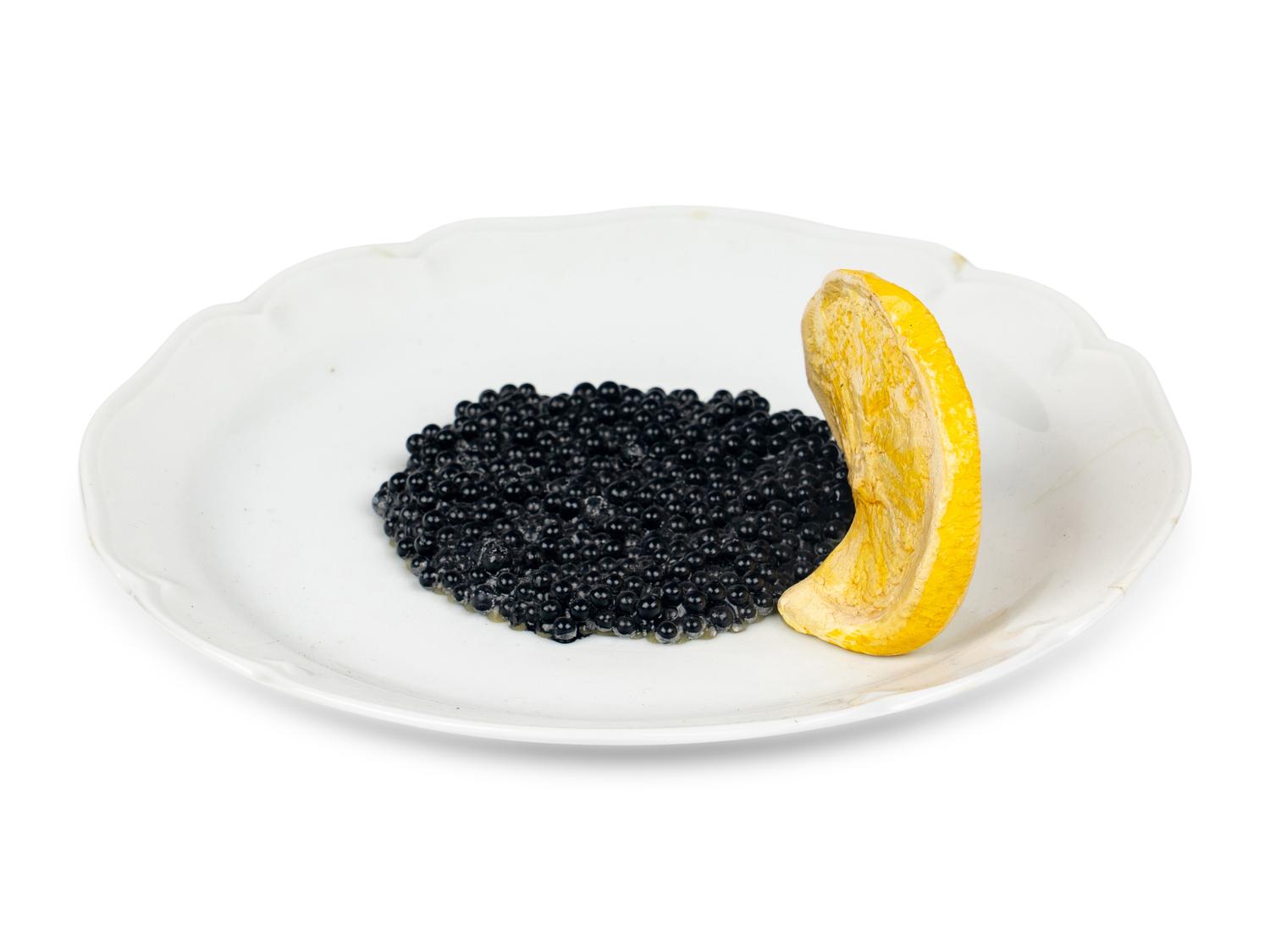 A Chrstine Viennet Lemon and Caviar Dish