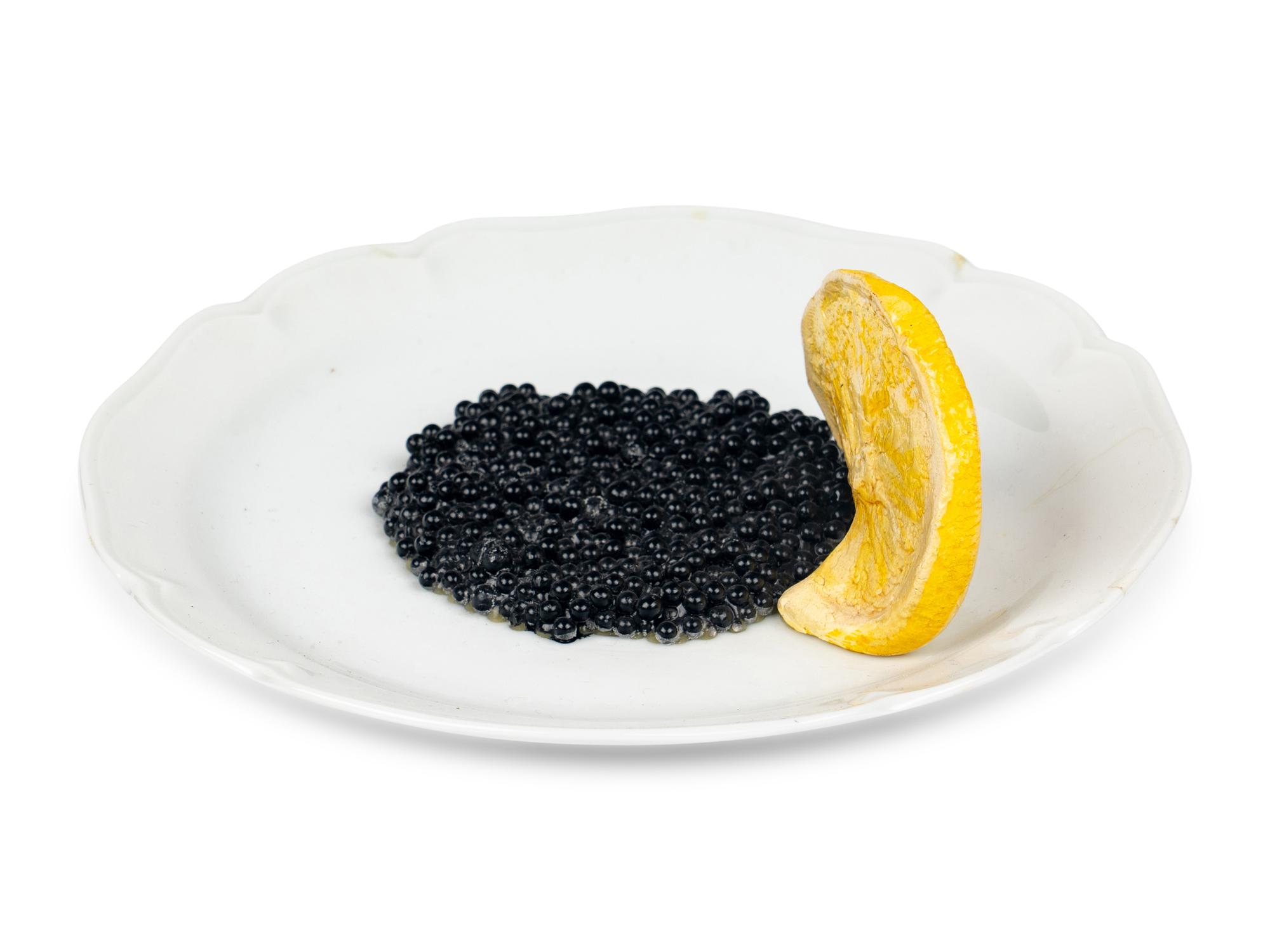 A Chrstine Viennet Lemon and Caviar Dish