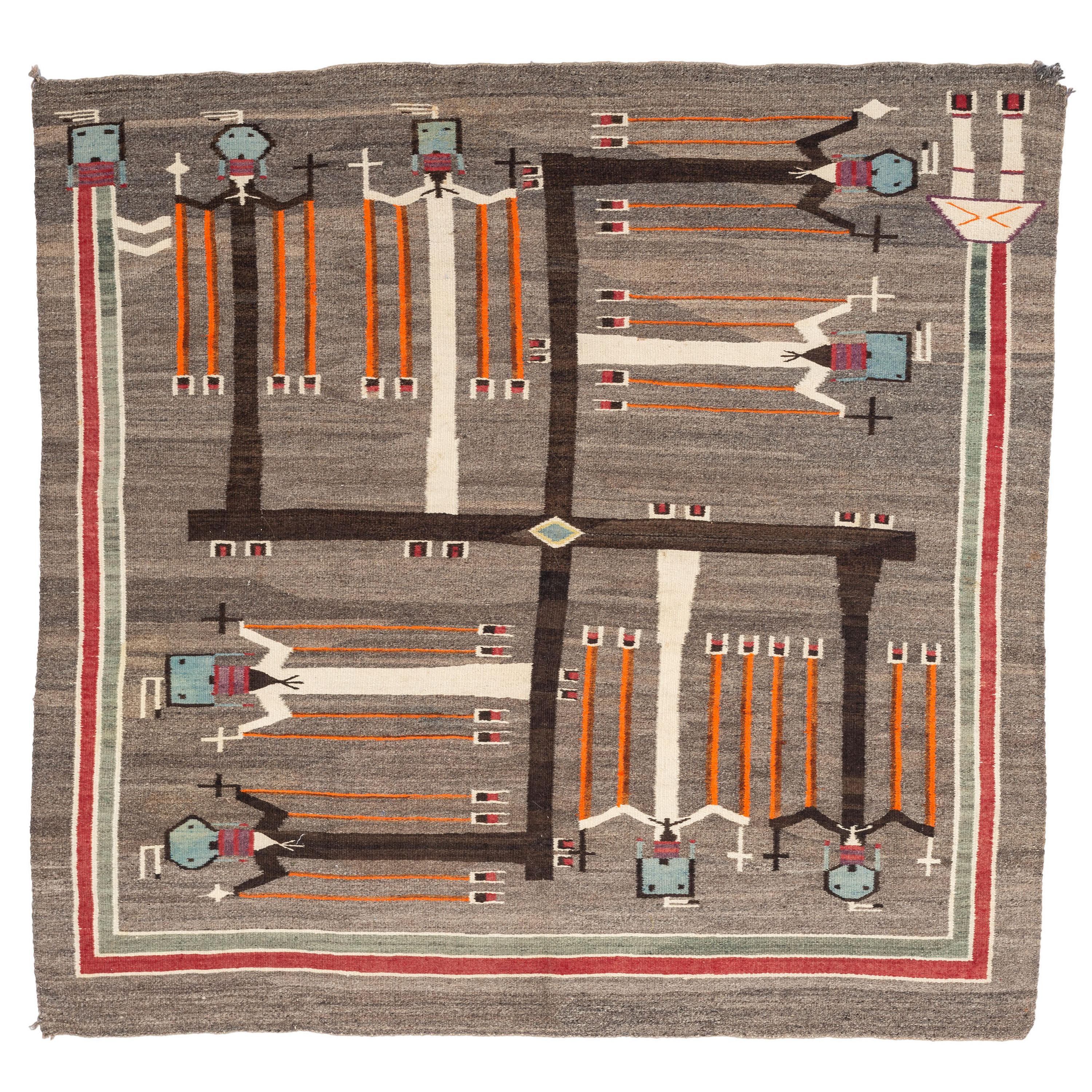Navajo Sandpainting Painting Weaving / Rug