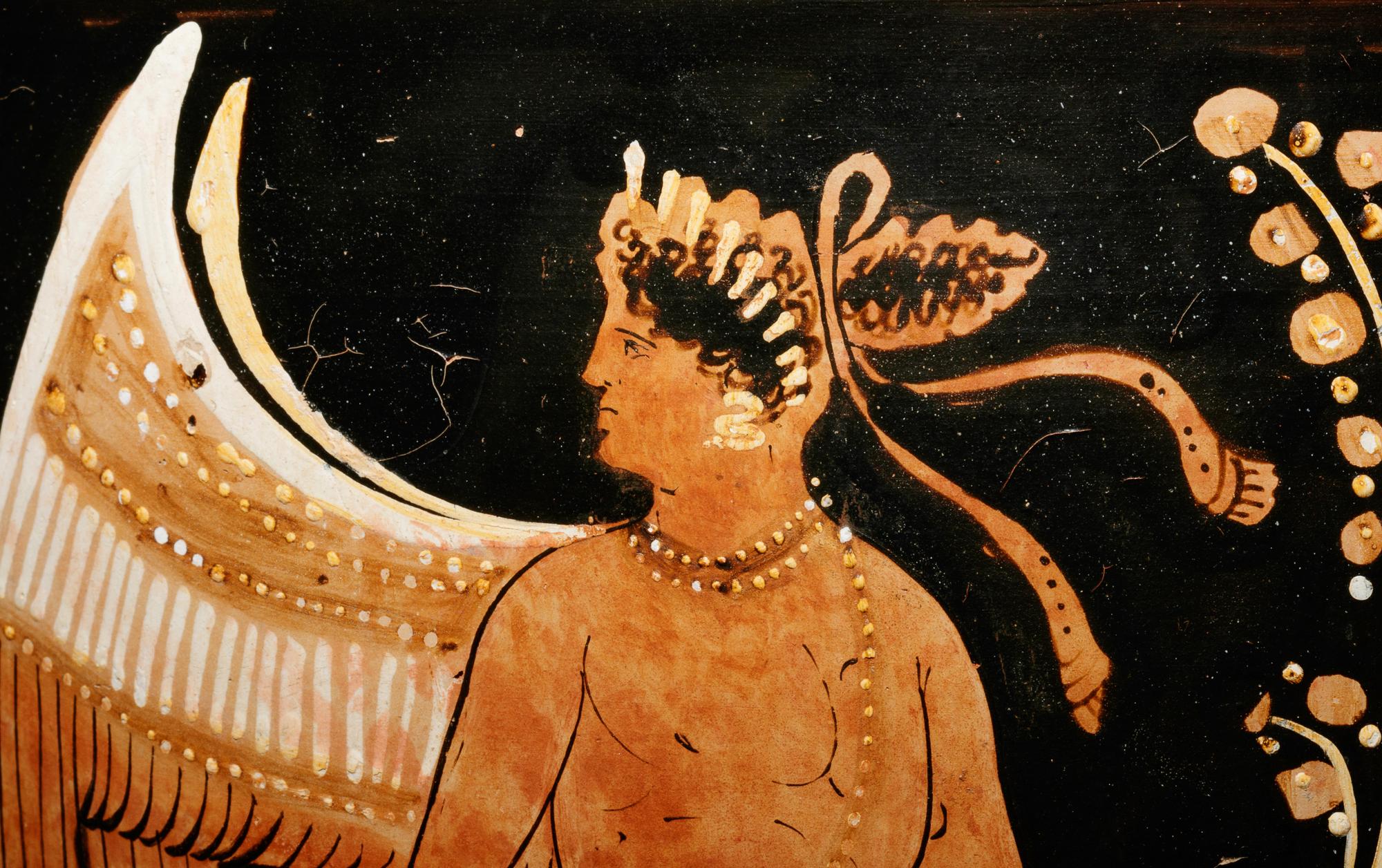A Large Apulian Red-Figured Skyphos with Eros