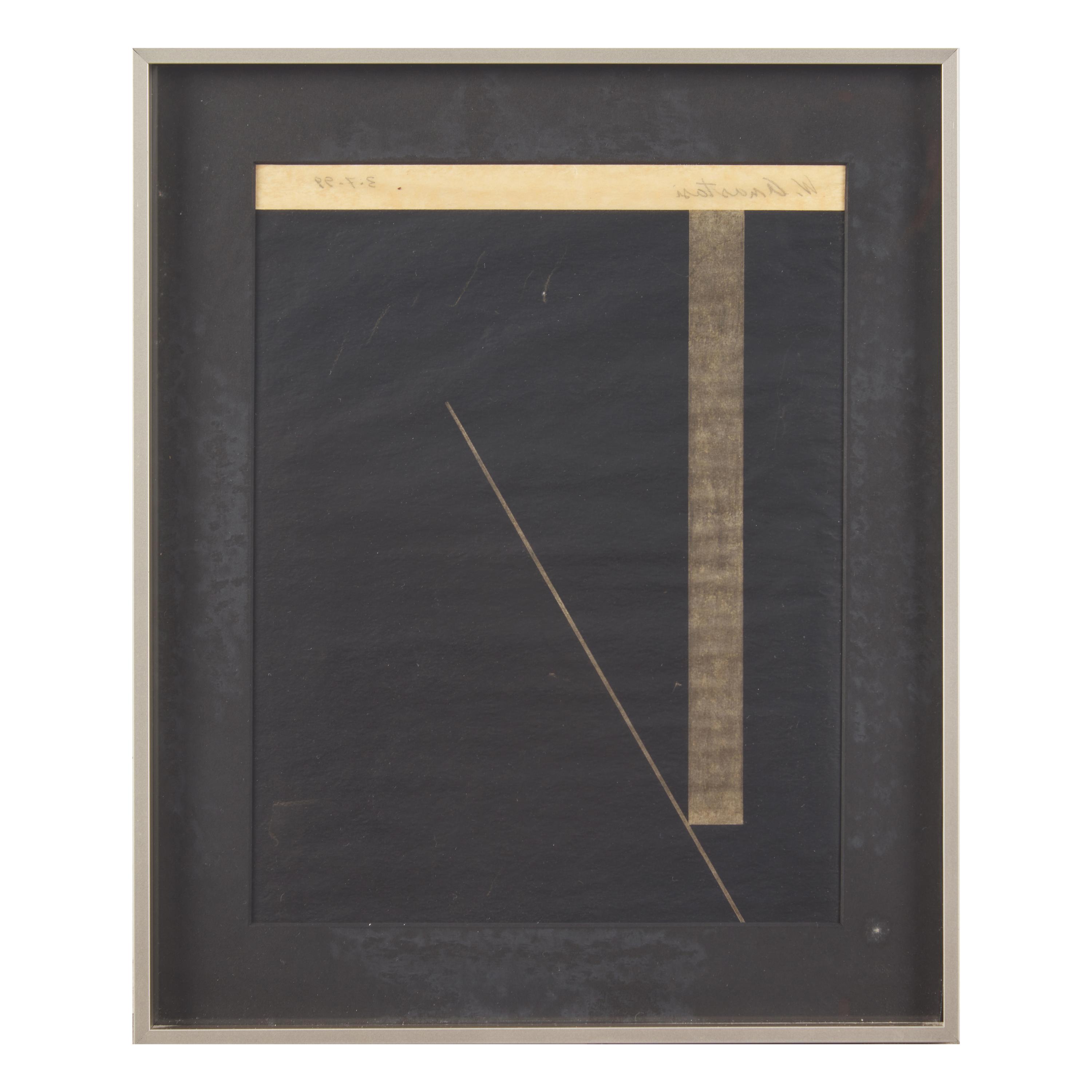 William Anastasi (American, b. 1933) — Untitled , 1999