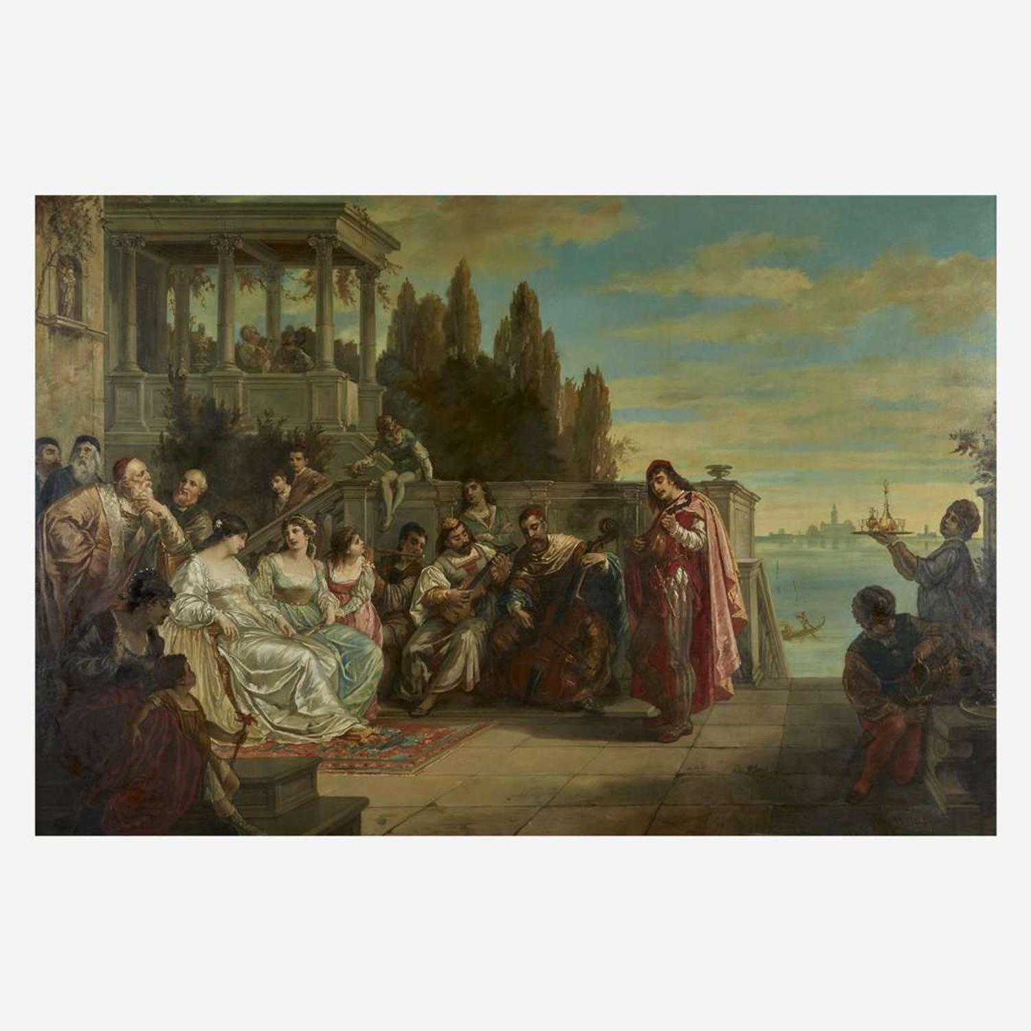 Augusto Wolf (German/Italian, 1842–1915) The Venetian Festival