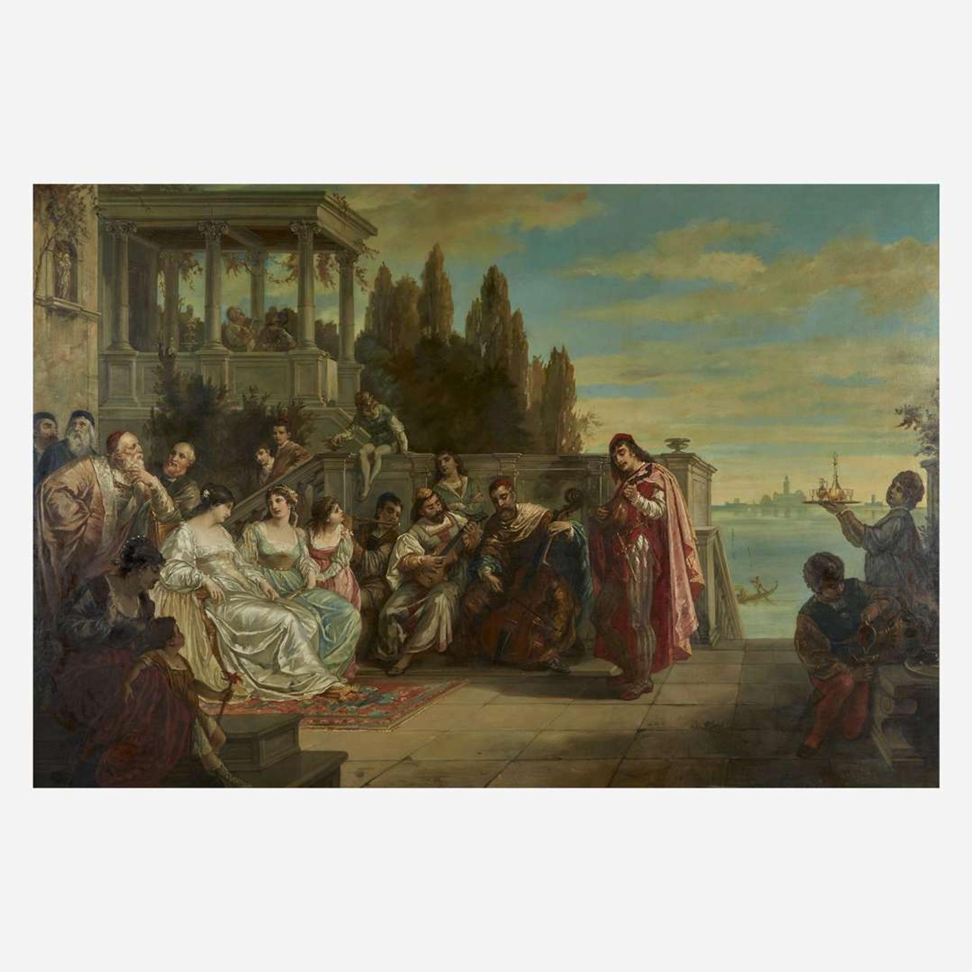 Augusto Wolf (German/Italian, 1842–1915) The Venetian Festival