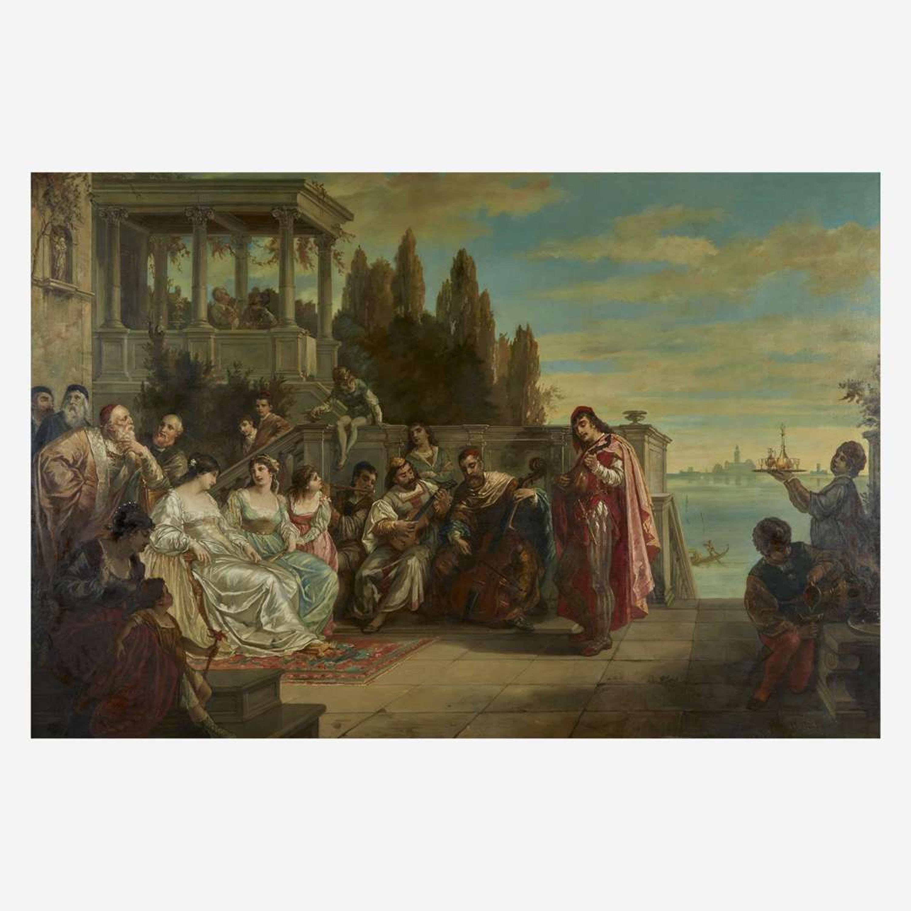 Augusto Wolf (German/Italian, 1842–1915) The Venetian Festival