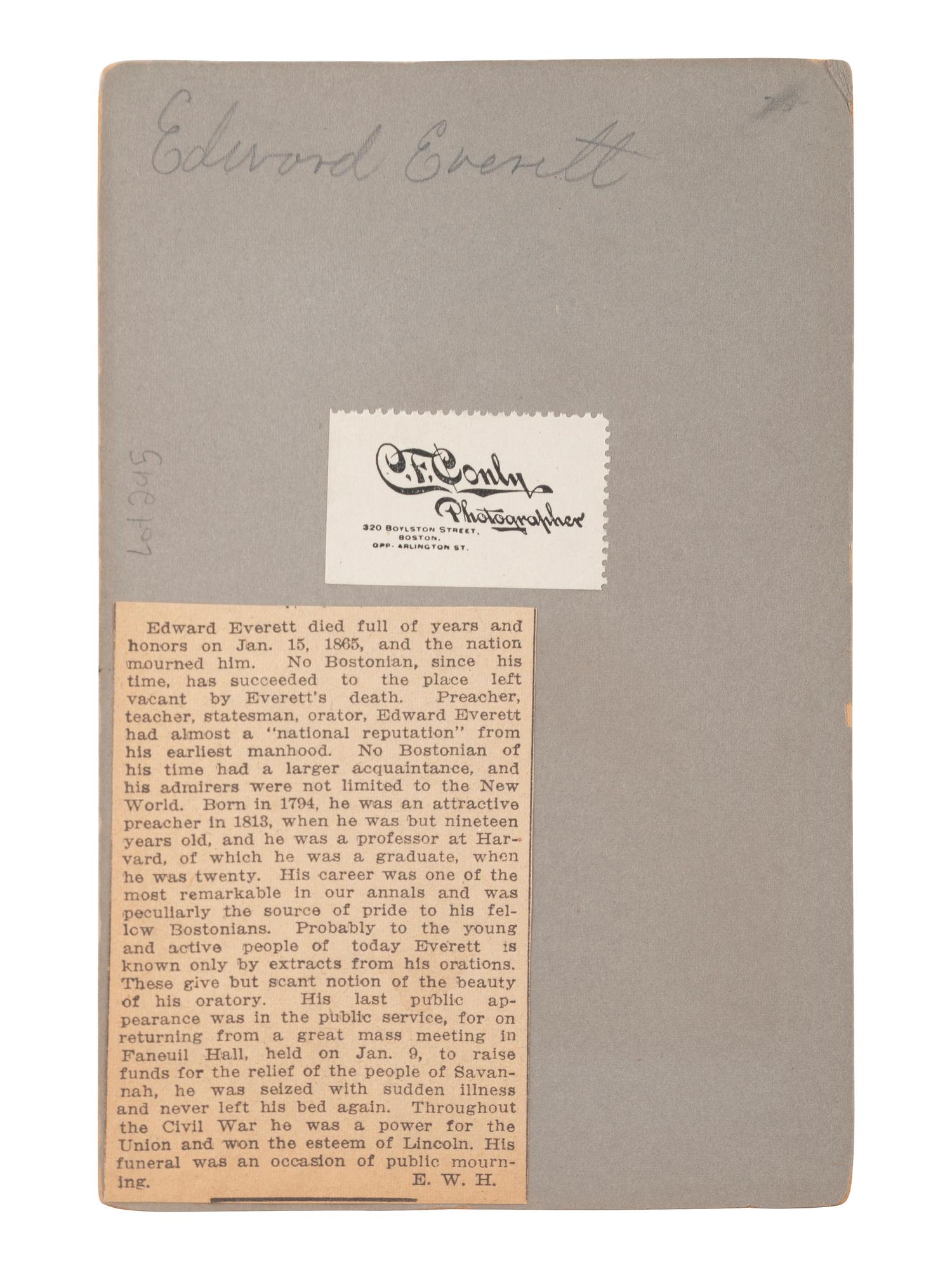 [REPUBLICAN PARTY]. Photographs and ephemera related to the Republican party in the 19th century.