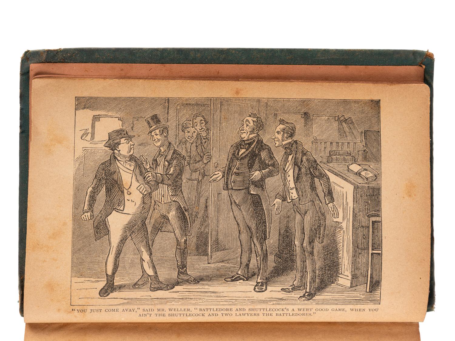 DICKENS, Charles (1812-1870). A group of 3 editions of The Posthumous Papers of the Pickwick Club and related works, comprising: