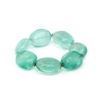 FLUORITE BEAD BRACELET