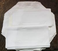 Three Sets of Constance Leiter Hand Embroidered Table Linens Height 68 x width 108 inches.