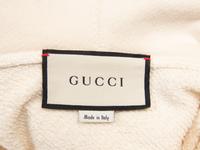 [ARO] GUCCI, EMBELLISHED LOGO HOODIE