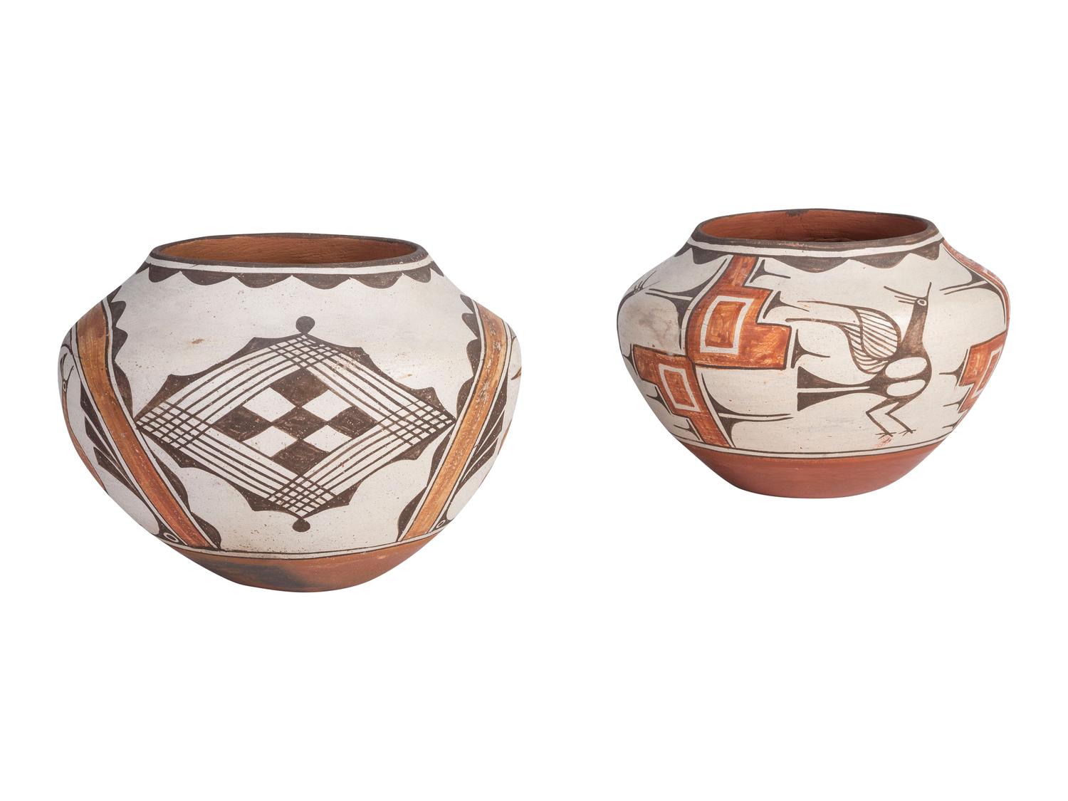 Polychrome Pottery Jars