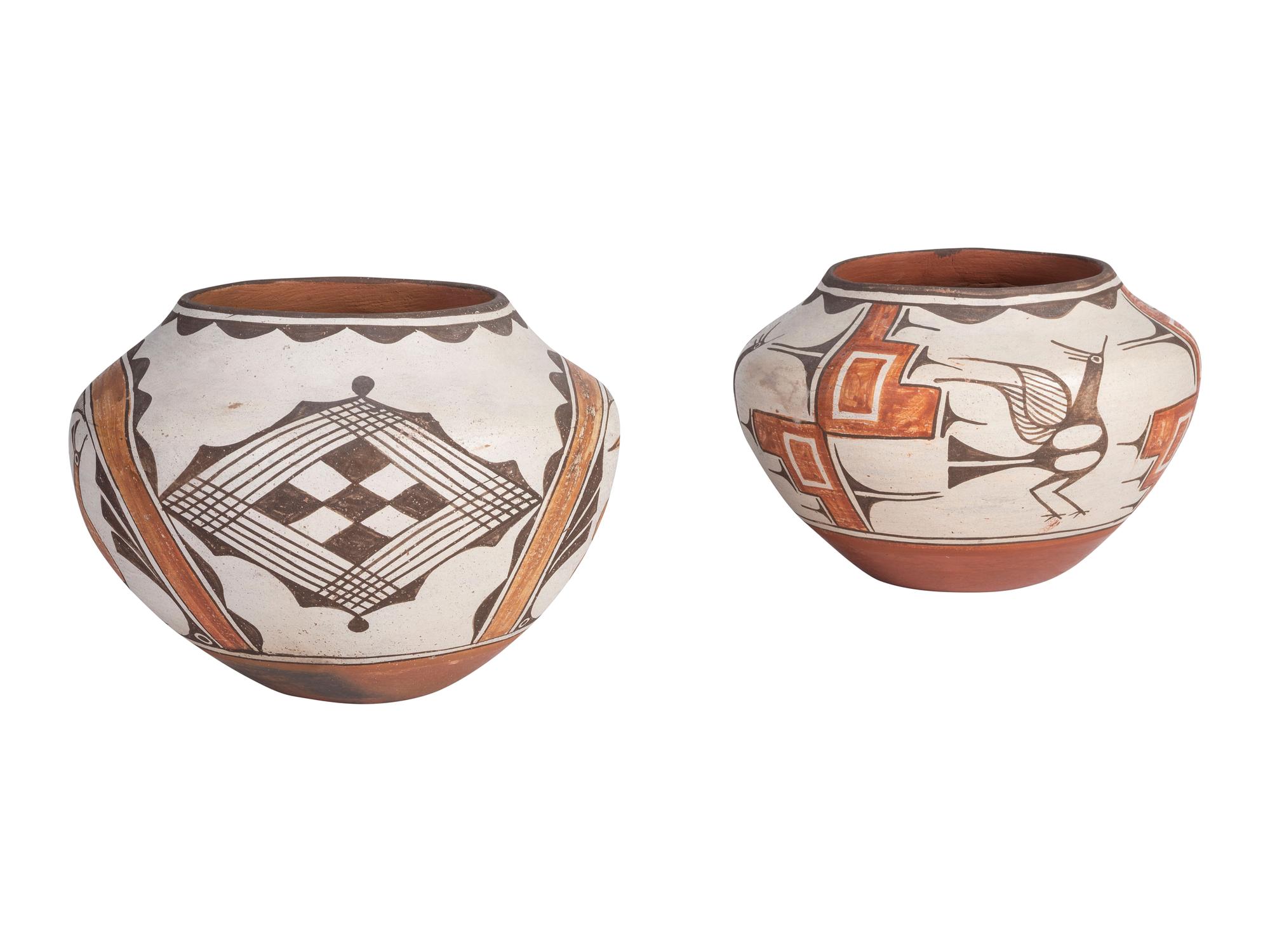 Polychrome Pottery Jars