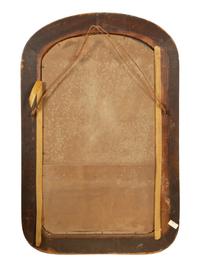 A Victorian Ebonized and Parcel Gilt Mirror