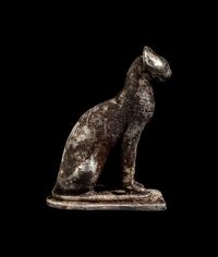 An Egyptian Silver Cat