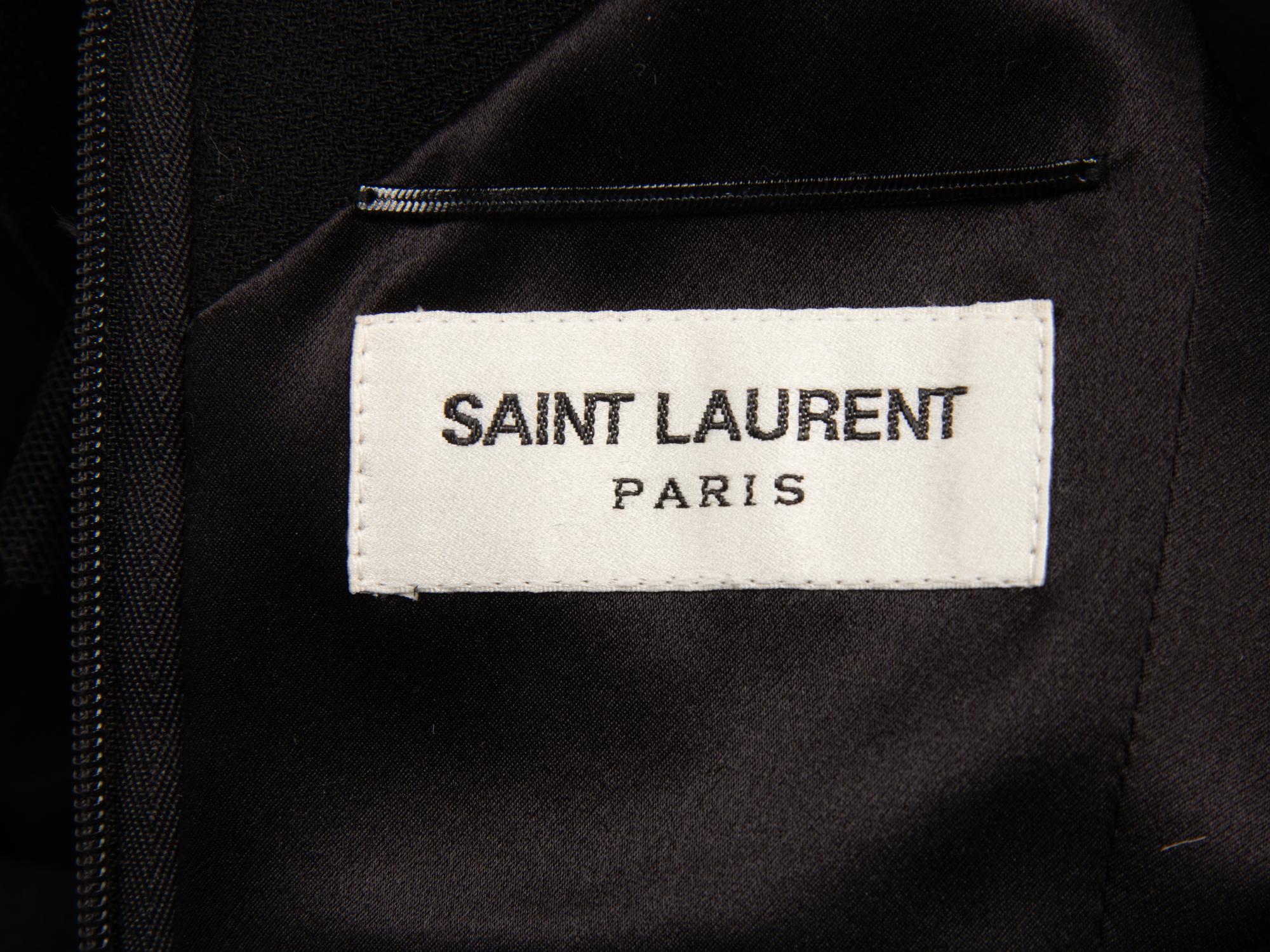SAINT LAURENT, TULLE RUFFLE MINIDRESS, 2016