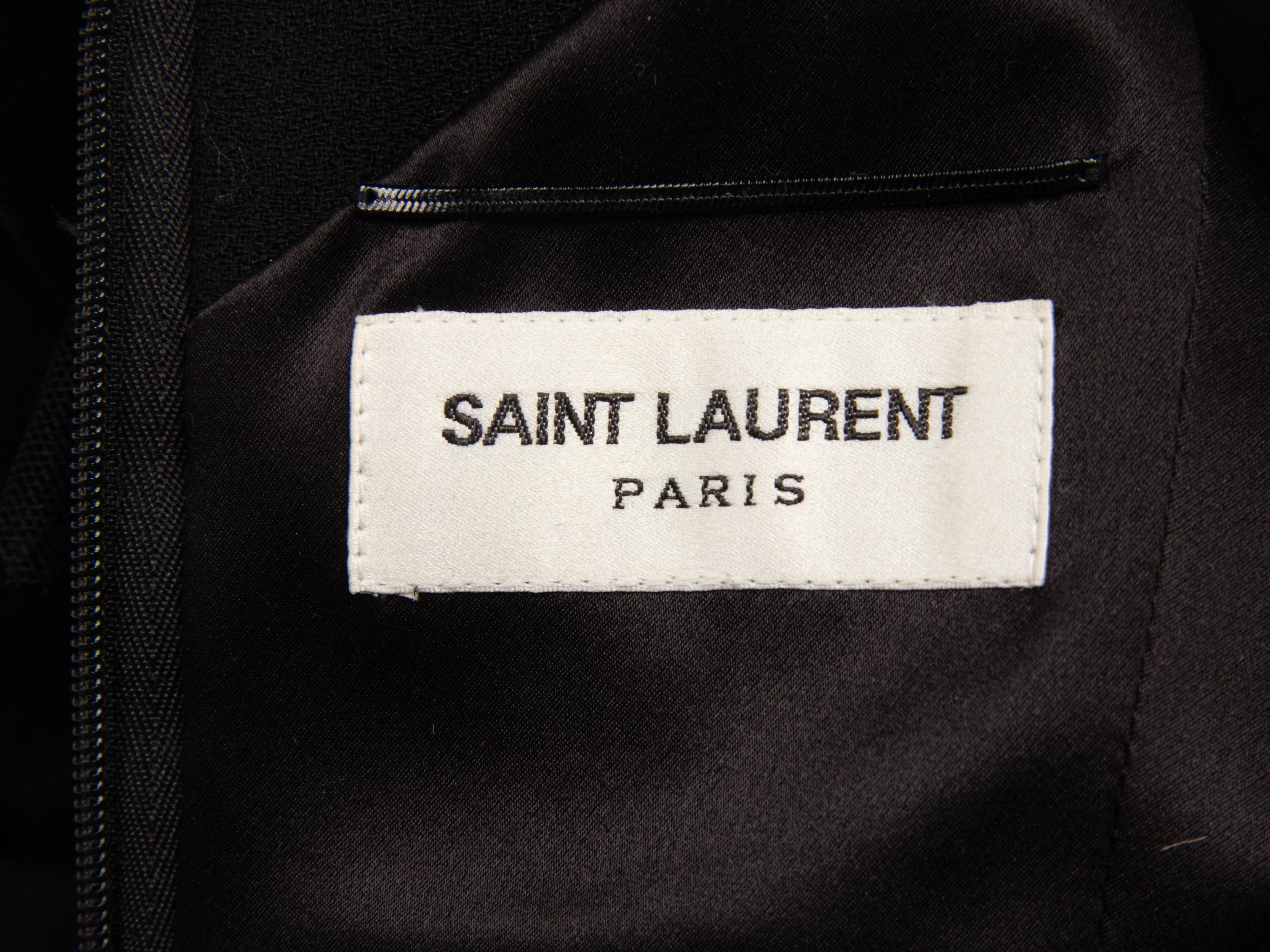 SAINT LAURENT, TULLE RUFFLE MINIDRESS, 2016