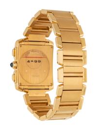 CARTIER, 18K YELLOW GOLD 'TANK FRANCAISE' CHRONOGRAPH WATCH