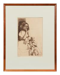 A group of three 20th Century prints (by Aubrey Schwartz and two signed illegibly)
