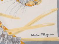 Six Designer Scarves, Including Peter Max, Ferragamo, Pucci, Gucci, and Bob Mackie, 1960-90s