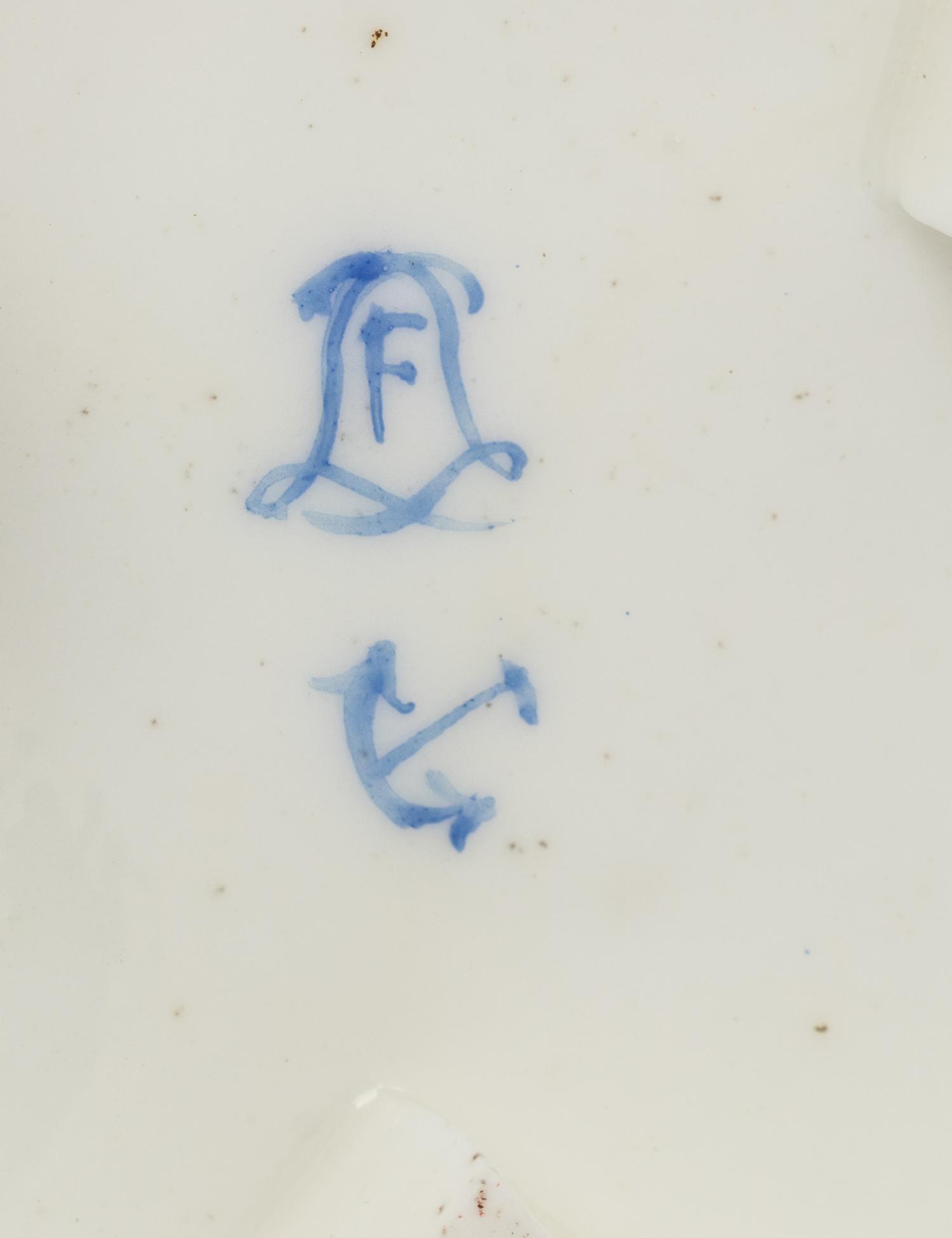 A Pair of Sèvres Porcelain Triple Salts ( Salière 'à Trois Compartiments' )
