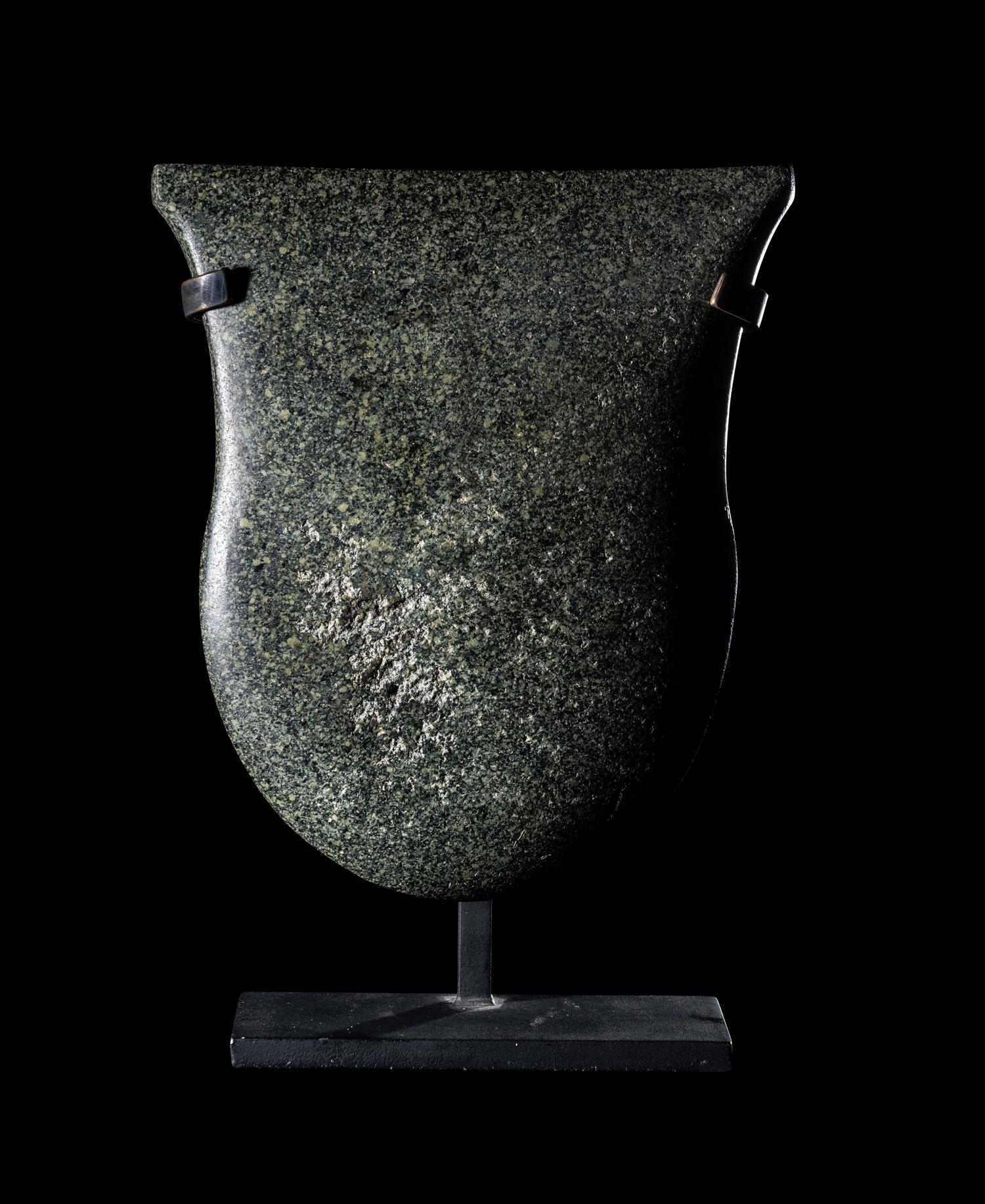 A Valdivian Green Stone Votive Axe