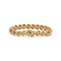 YELLOW GOLD AND DIAMOND BRACELET