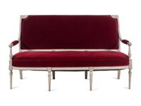 A Louis XVI White-Painted Beechwood Settee