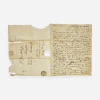 [Americana] Wilkinson, James, and Clement Biddle Group of 3 Autograph Letters, signed