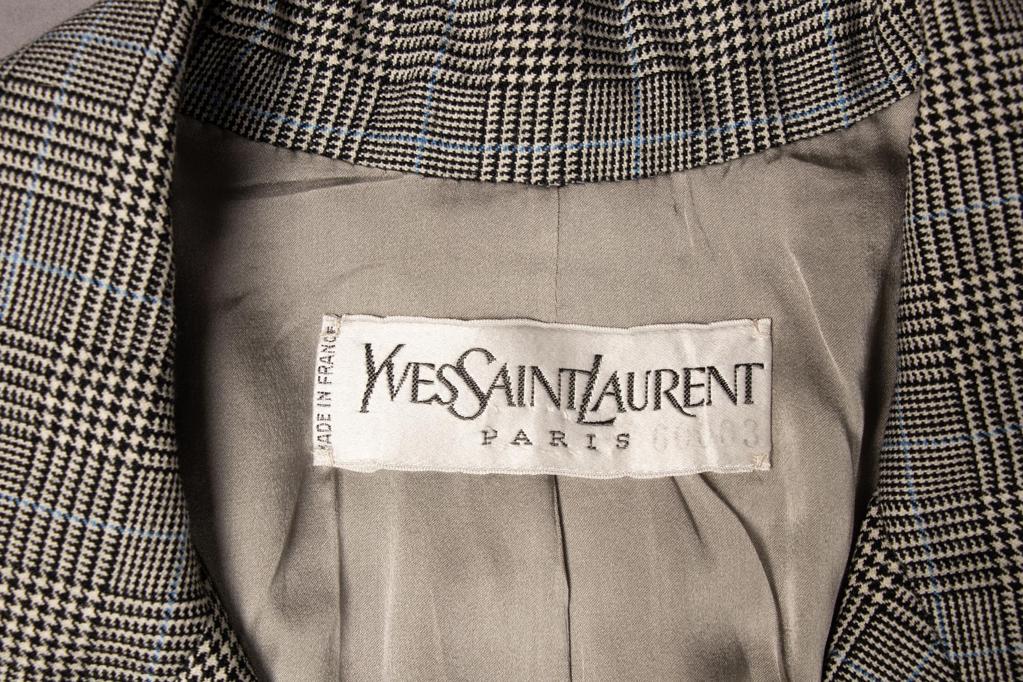 Yves Saint Laurent Haute Couture Suit, 1985