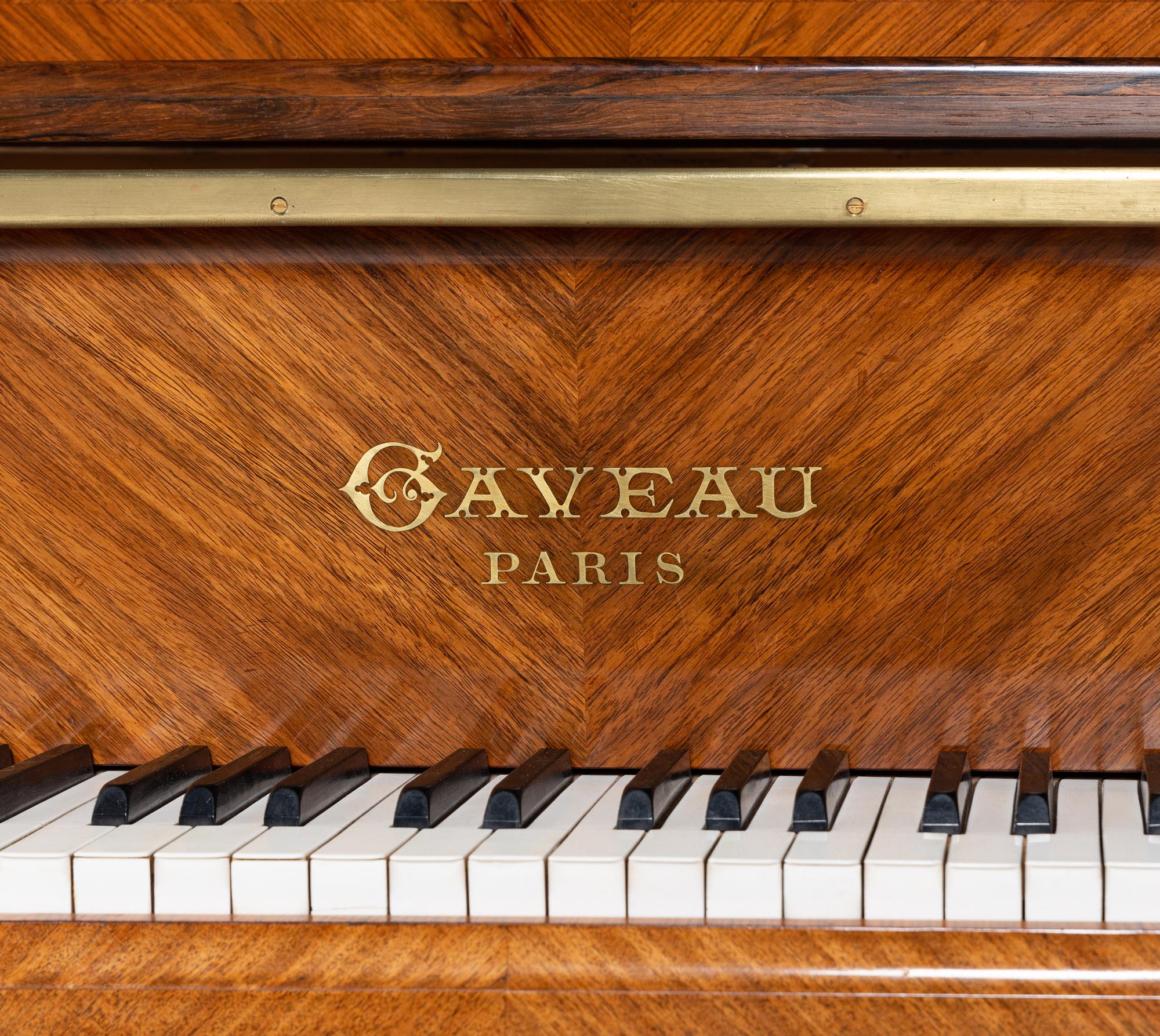 A Régence Style Gilt Bronze Mounted Mahogany, Kingwood and Tulipwood Grand Piano