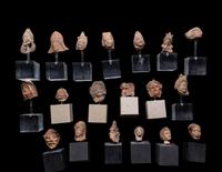 A Group of 19 Greco-Roman Terracotta Heads