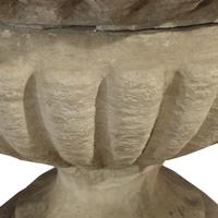 A Carved Limestone Finial from the Second Chicago Courthouse 44" W x 44" D x 53" H — United States, Circa 1935