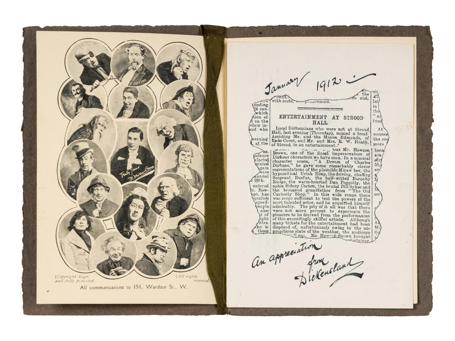 [DICKENS, Charles—MISCELLANEOUS & EPHEMERA].