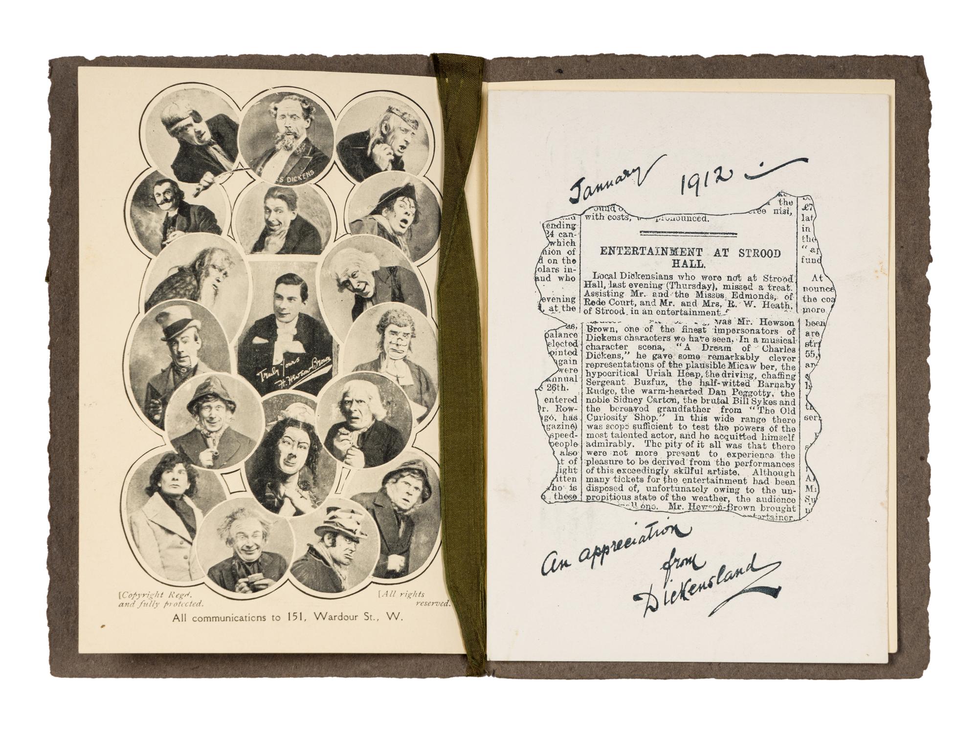 [DICKENS, Charles—MISCELLANEOUS & EPHEMERA].