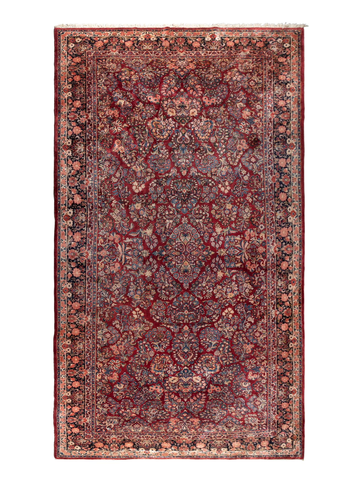 A Sarouk Wool Rug