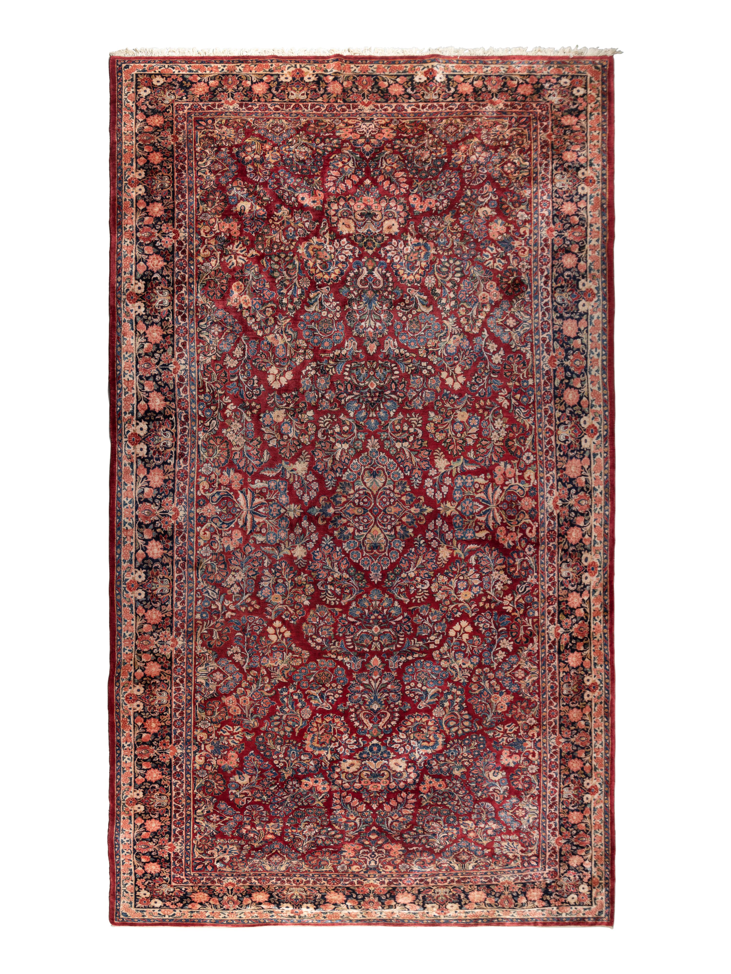 A Sarouk Wool Rug