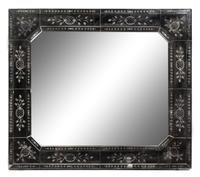 A Venetian Etched Glass Mirror