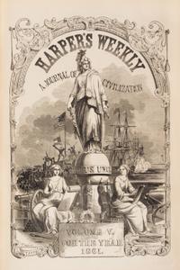(CIVIL WAR, HARPER'S WEEKLY) NY, 1861-1865. Vols. V-IX. Full Civil War content. Profusely illustrated.