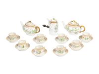 A Royal Copenhagen Flora Danica Porcelain Coffee and Tea Service