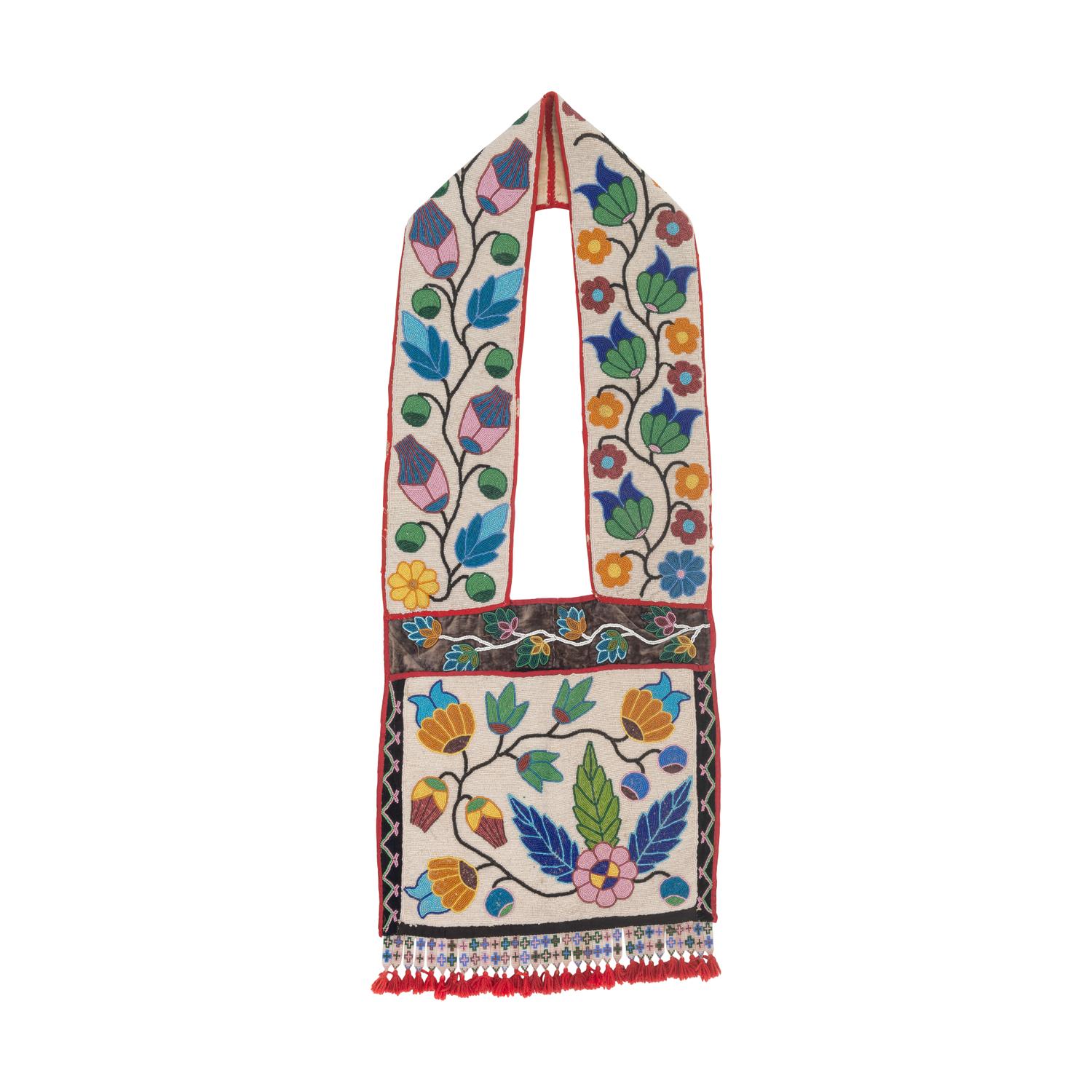 Anishinaabe Beaded Bandolier Bag