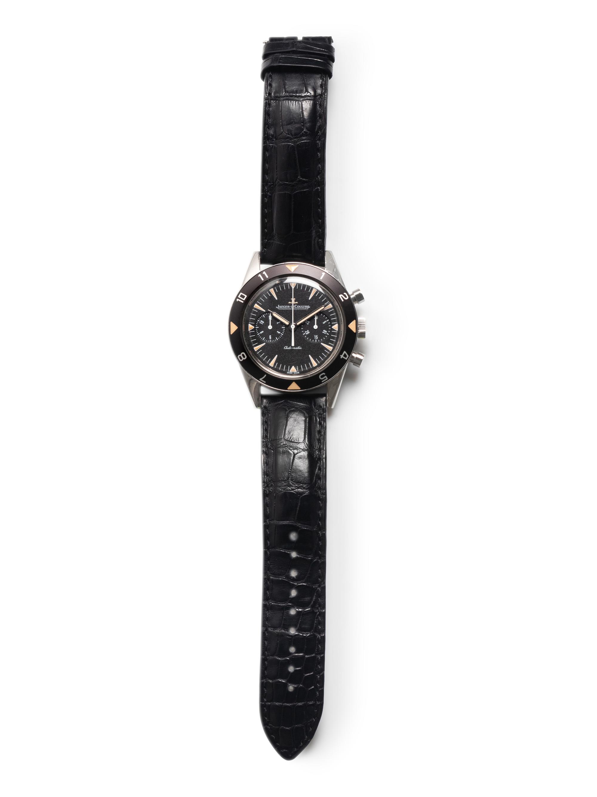 JAEGER-LeCOULTRE, REF. 134.8.C1 STAINLESS STEEL 'DEEP SEA' CHRONOGRAPH WATCH