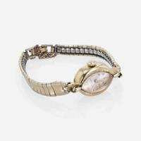 A 14K Yellow Gold Ladies Watch by Le Coultre